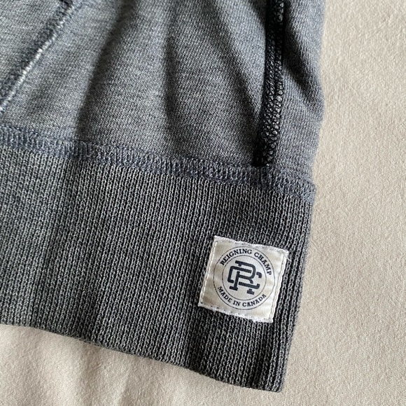Reigning Champ Men’s Large zip-up hoodie - Picture 3 of 4